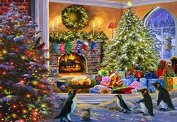 Bluebird Puzzle A Magical View to Christmas - 1,000 pieces