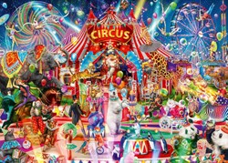 Bluebird Puzzle A Night at the Circus - 500 pieces