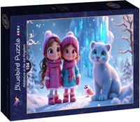 Bluebird Puzzle puzzle aventure royaume de glace 104 pièces carton-2