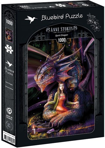 Bluebird Puzzle Anne Stokes - Spirit Dragon - 1,000 pieces-2