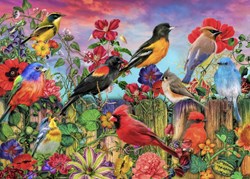Bluebird Puzzle Birds and Blooms Garden - 500 pieces