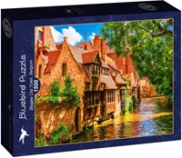 Bluebird Puzzle Bruges Old Town, Belgium - 1,500 pieces-2