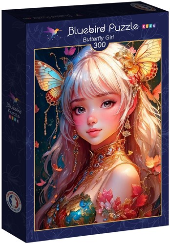 Bluebird Puzzle Butterfly Girl - 300 pieces-2