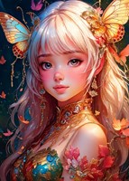 Bluebird Puzzle Puzzle Butterfly Girl - 300 Teile Puzzle