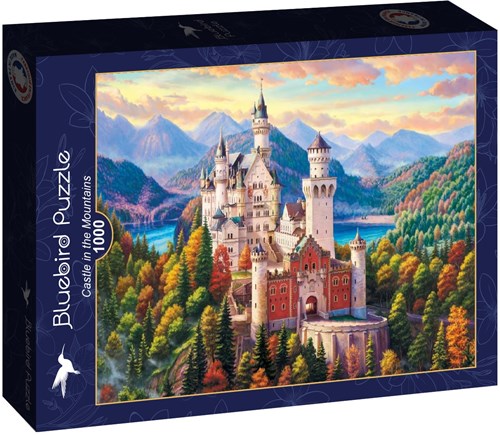 Bluebird Puzzle Puzzle Castle in the Mountains 1000 Teile Karton-2