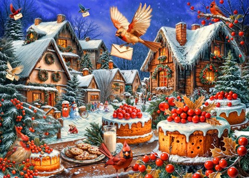 Bluebird Puzzle Christmas Delights - 1,500 pieces