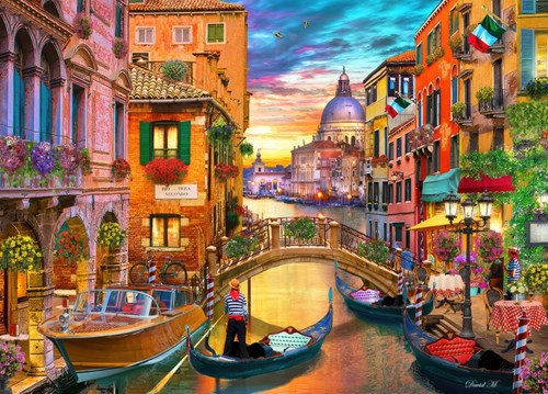 Bluebird Puzzle puzzle Grand Canal Venice - 1500 pièces