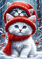 Bluebird Puzzle Puzzle Kitties in the Winter - 300 Teile Katzen Winter
