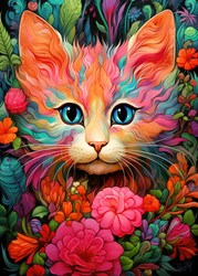 Bluebird Puzzle Legespiel Kitty & Bloom 300 Teile Karton