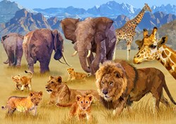 Bluebird Puzzle puzzle Savannah Animals - 1500 pièces animaux