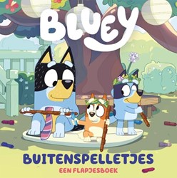 Big Balloon Bluey interaktives Klappenbuch Outdoor-Spiele Kinder