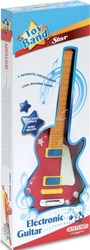Bontempi guitare électrique jouet rouge pour enfants rockstar
