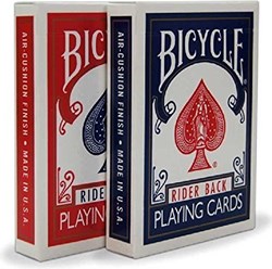 Bicycle Spielkarten Poker Rider Back Classic Set mehrfarbig