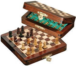 Philos Reis Chess Cassette Mini Field 12 mm, King hauteur 20 mm magnétique
