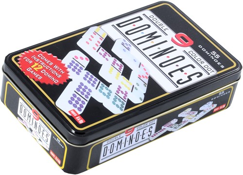 Longfield Games Domino Double 9 in der Dose