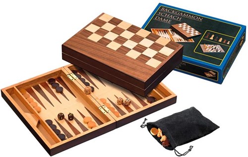Philos Schach/Backgammon Kassette Feld 32 mm, Königshöhe 65 mm