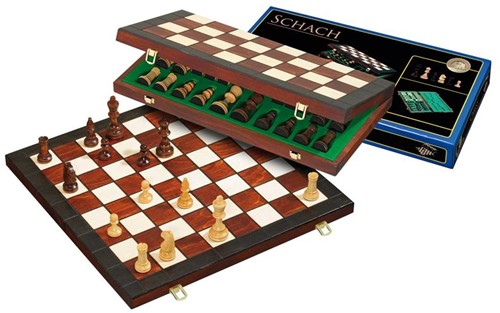 Philos Schachkassette Fischer Field 40 mm, Königshöhe 78 mm