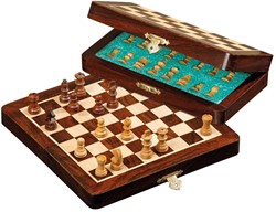 Cassette d'échecs Philos Reis Star Field 19 mm, hauteur King 32 mm magnétique