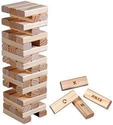 Philos 3278 - Action Tower Stapelspiele, Holz