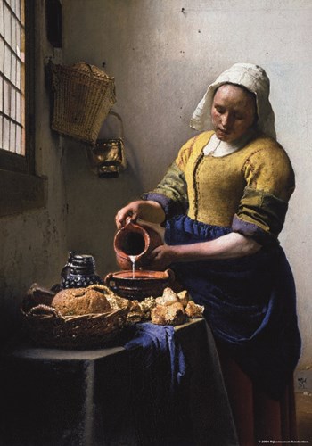 Puzzelman Die Küchenmagd - Johannes Vermeer (Rijksmuseum) (1000)