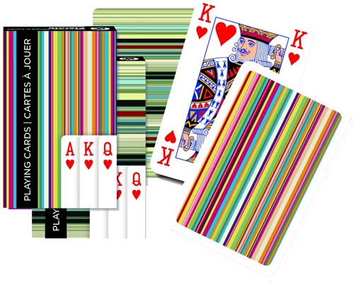 Piatnik Stripes Spielkarten – Einzeldeck