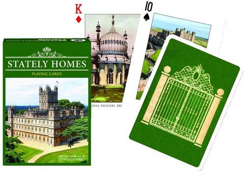 Piatnik Stately Homes Spielkarten – Einzeldeck
