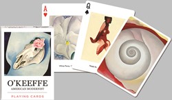 Piatnik Georgia O'Keeffe Spielkarten – Einzeldeck