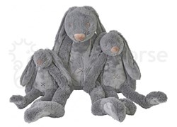 Happy Horse Kuscheltier Hase Richie groß dunkelgrau - 58 cm Plüsch