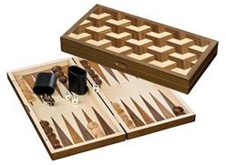 Philos Cassette de backgammon Zakynthos Medium