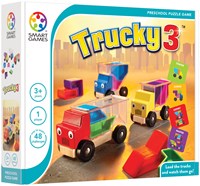Smart Games puzzle en bois Trucky 3 - jouet éducatif camions enfants