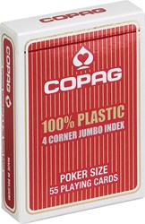 Copag Copag - Jumbo Face - 4 Index - TBX Red