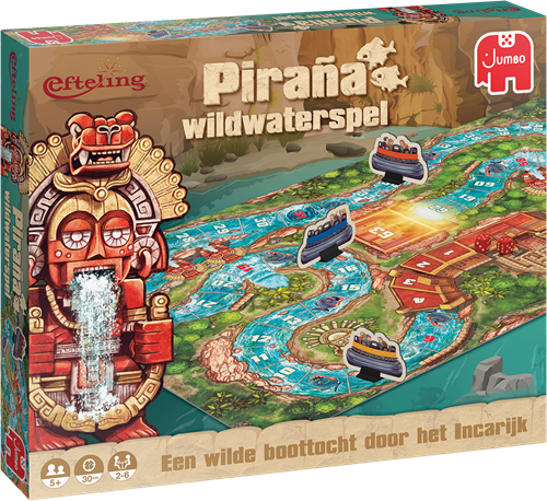 Jumbo-Brettspiel Efteling Gänsebrett Piraña