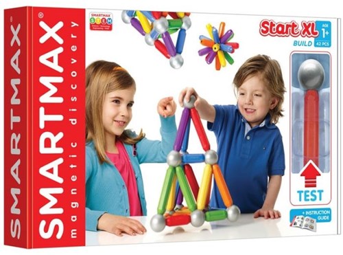Smartmax coffret de construction magnétique Start XL - jouet de construction coloré