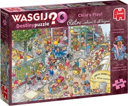 Jumbo Puzzle Wasgij Retro Destiny 6 Child's Play - 1000 Teile
