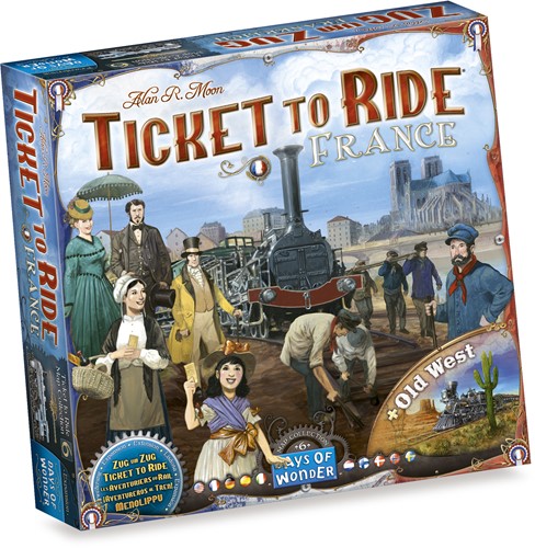 Days of Wonder Brettspiel Zug um Zug Frankreich/Altes Westen