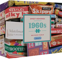 Gibsons Sweet Memories of the 1960s - Coffret cadeau (500)