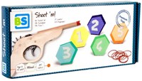 BS Toys Schießspiel Gummipistole Holz Zielscheiben Koordination