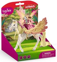 Schleich bayala - Fée Feya avec licorne pégase 70568
