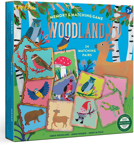 eeBoo Woodland Memory & Matching Game (U)