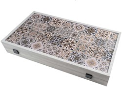 Philos Backgammon Kassette Lefkada Groot