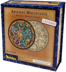 Philos Artefact Houten Puzzel 2 in 1 Zodiac