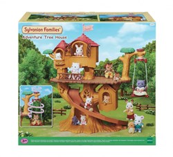 Sylvanian Families cabane dans les arbres maison de jeu aventureuse - avec toboggan