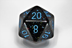 Chessex Blue Stars Speckled 34mm D20