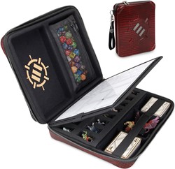 Enhance Gaming Tabletop RPG Organizer Case Collector's Edition - Red