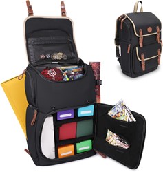 Enhance Gaming Designer Edition Full Size Trading Card Storage Box Backpack - Black