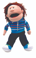 Fiesta Crafts Boy Moving Mouth Hand Puppet