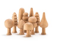Ocamora jouet en bois Forest set pastel - jeu imaginatif-3
