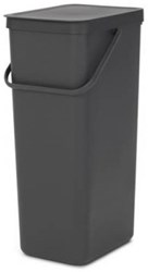 Brabantia Sort & Go afvalbak 40L grey