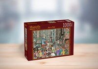 Magnolia Puzzle 1000 Teile - buntes Spielzeug Puzzle Spaß-2