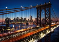 Grafika Brooklyn Bridge, Manhattan, New York - 500 pieces